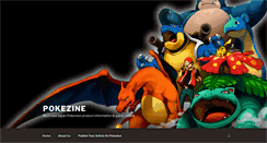 Desktop Screenshot of pokezine.com
