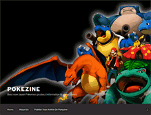 Tablet Screenshot of pokezine.com